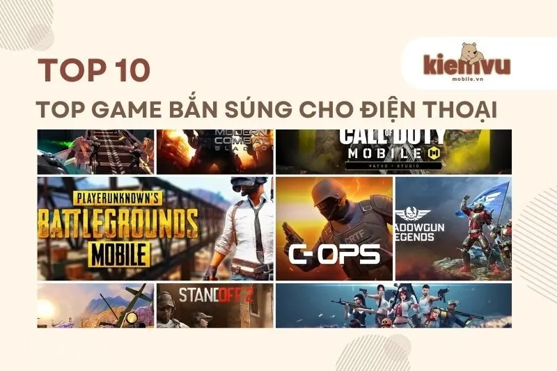10 game bắn súng hay nhất