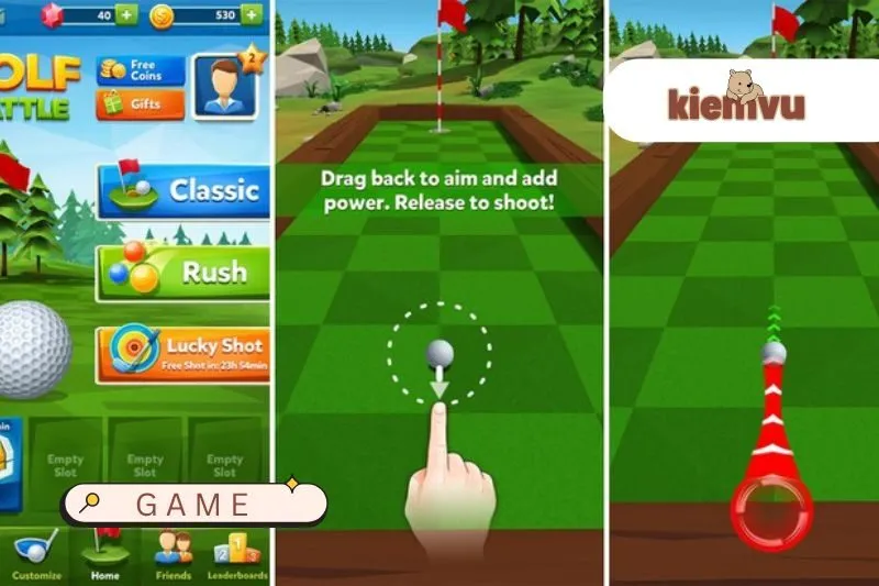 4 game Golf hay nổi tiếng và giải trí