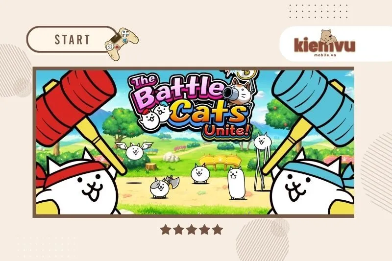 game giải trí hay The Battle Cats