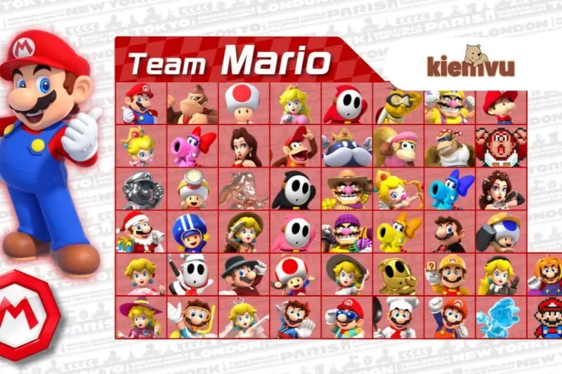 Các nhân vật nổi bật và kỹ năng trong Mario Kart Tour