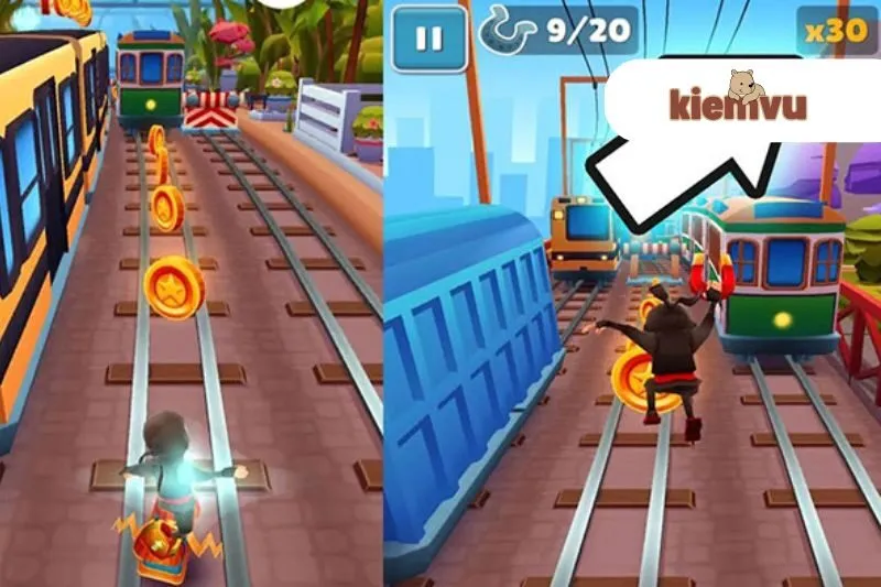 Cách đạt điểm cao nhất trong Subway Surfers