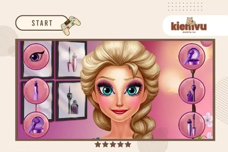 Game trang điểm công chúa