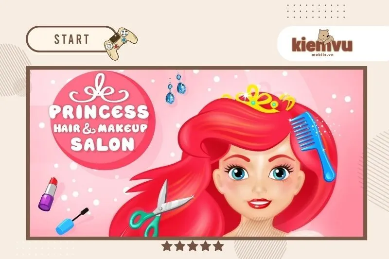 Hair Salon Princess Makeup
