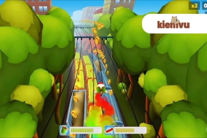 Nâng cấp vật phẩm trong Subway Surfers