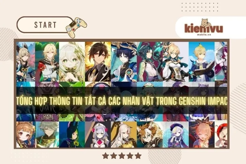Nhân vật và hệ thống kỹ năng trong Genshin Impact