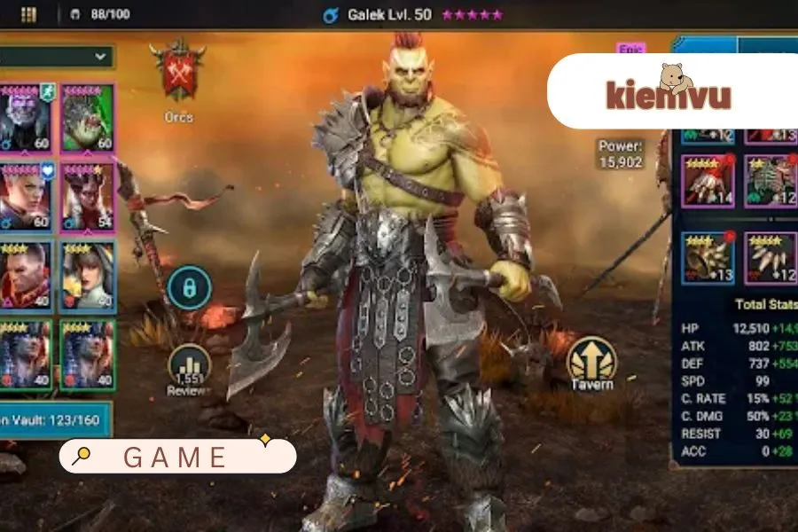 Xây dựng đội hình mạnh mẽ trong Raid: Shadow Legends