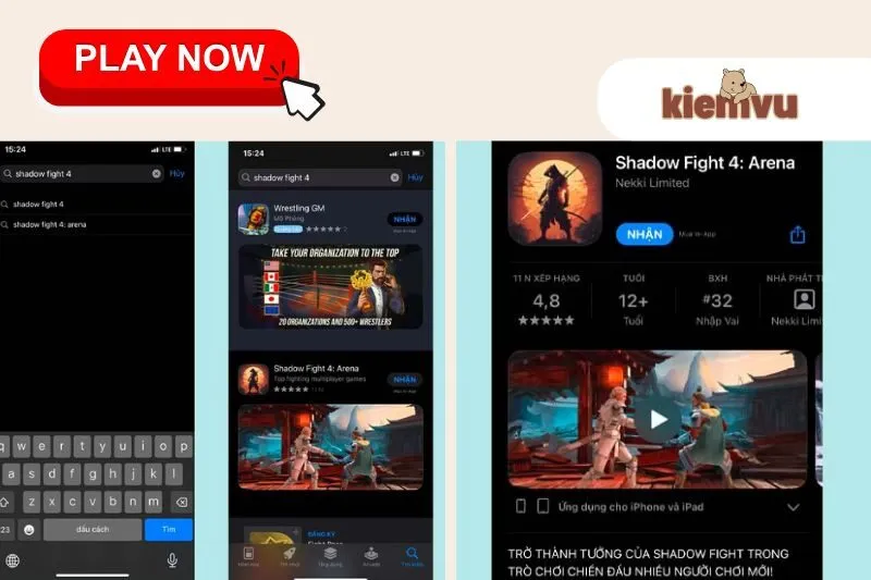Cách tải Shadow Fight 4: Arena trên iOS và Android